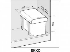 Sinks EKKO 40 2x16l