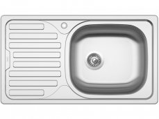 Nerezový dřez Sinks CLASSIC 760 V 0,5mm matný PRAVÝ