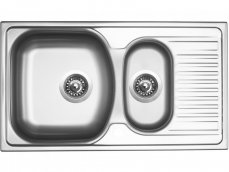 Nerezový dřez Sinks TWIN 780.1 V 0,6mm matný