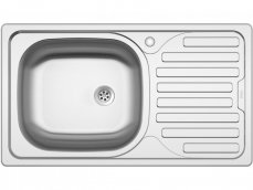 Nerezový dřez Sinks CLASSIC 760 M 0,5mm matný LEVÝ